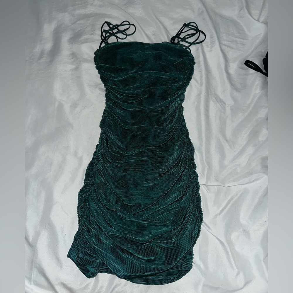 lucy in the sky green dress XXS